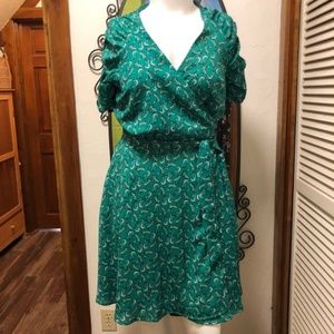Eshakti green retro rockabilly dress